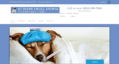 Desktop Screenshot of drpattersonathomeveterinarycare.com