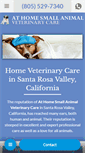 Mobile Screenshot of drpattersonathomeveterinarycare.com
