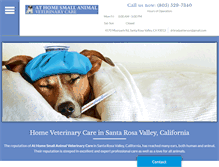 Tablet Screenshot of drpattersonathomeveterinarycare.com